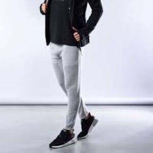 Adidas icon knit gray pants